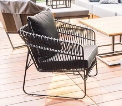 outdoor cushions black metal chair with black outdoor cushion