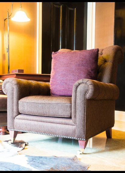 sofa cushions beatify the look of brown sofa