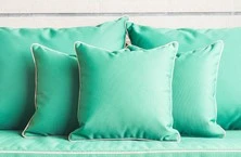 sofa cushions show the decent look of its color