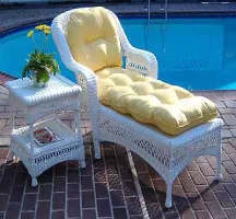 chaise cushions wicker style