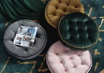 Round Cushion for living space
