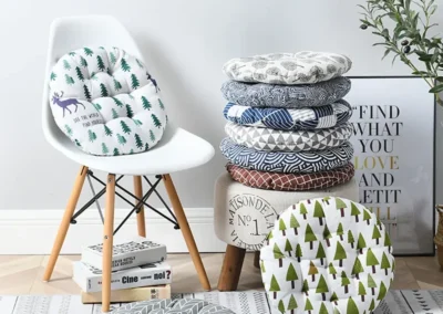 Square Chair round Cushion Indoor