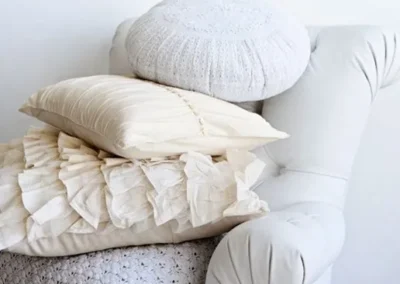 White Sofa and bed Cushion