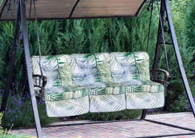 porch swing cushion set