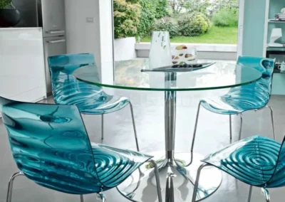 Balcony Glass Chair