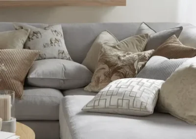 Grey sofa Cushions