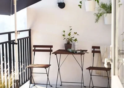 Outdoor balcony furniture