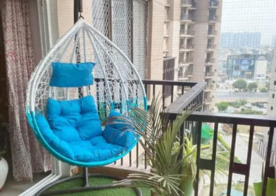 balcony swing chair