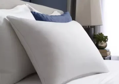 pillow on bed
