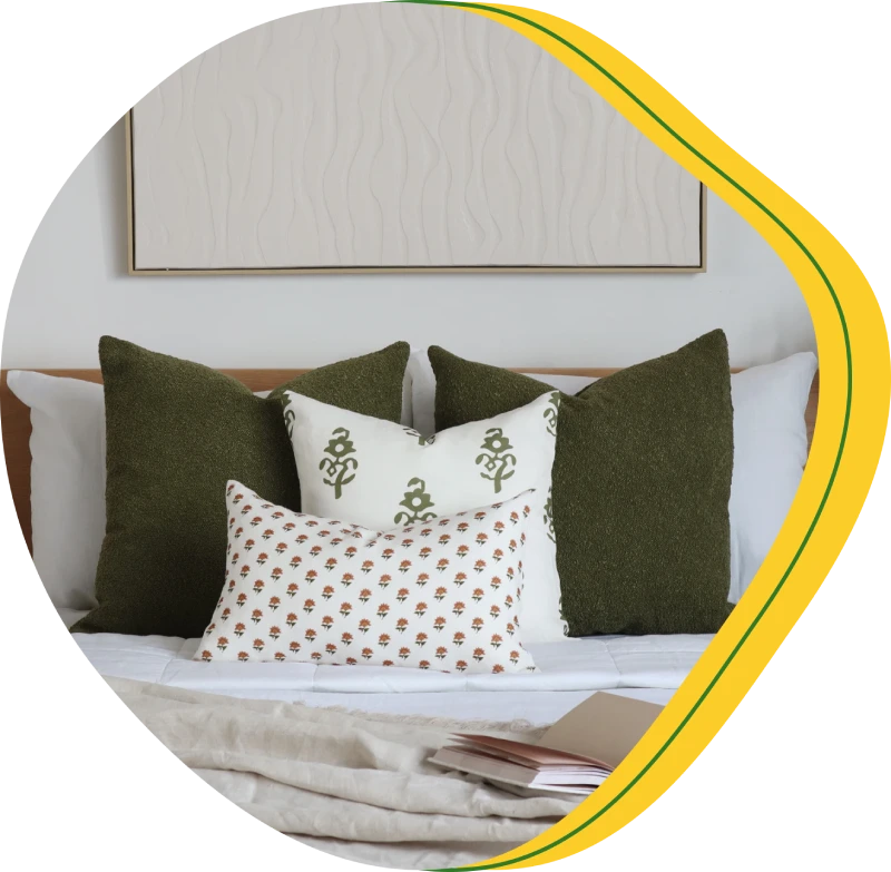 Luxury Bed Cushions Dubai