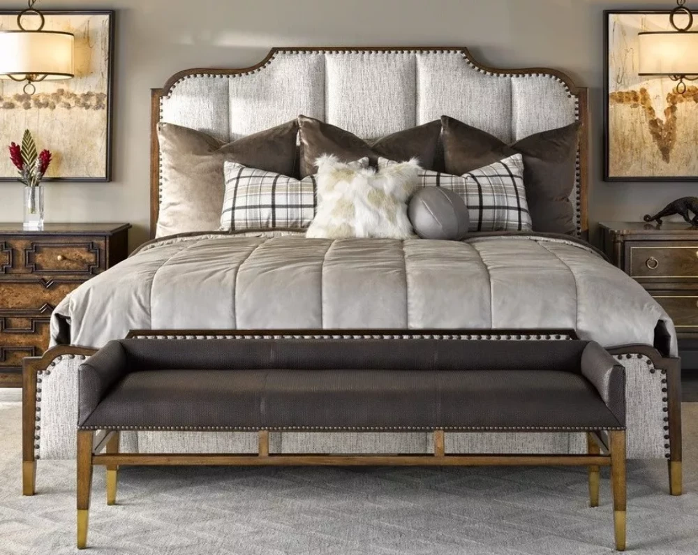Stylish Bed Upholstered Dubai
