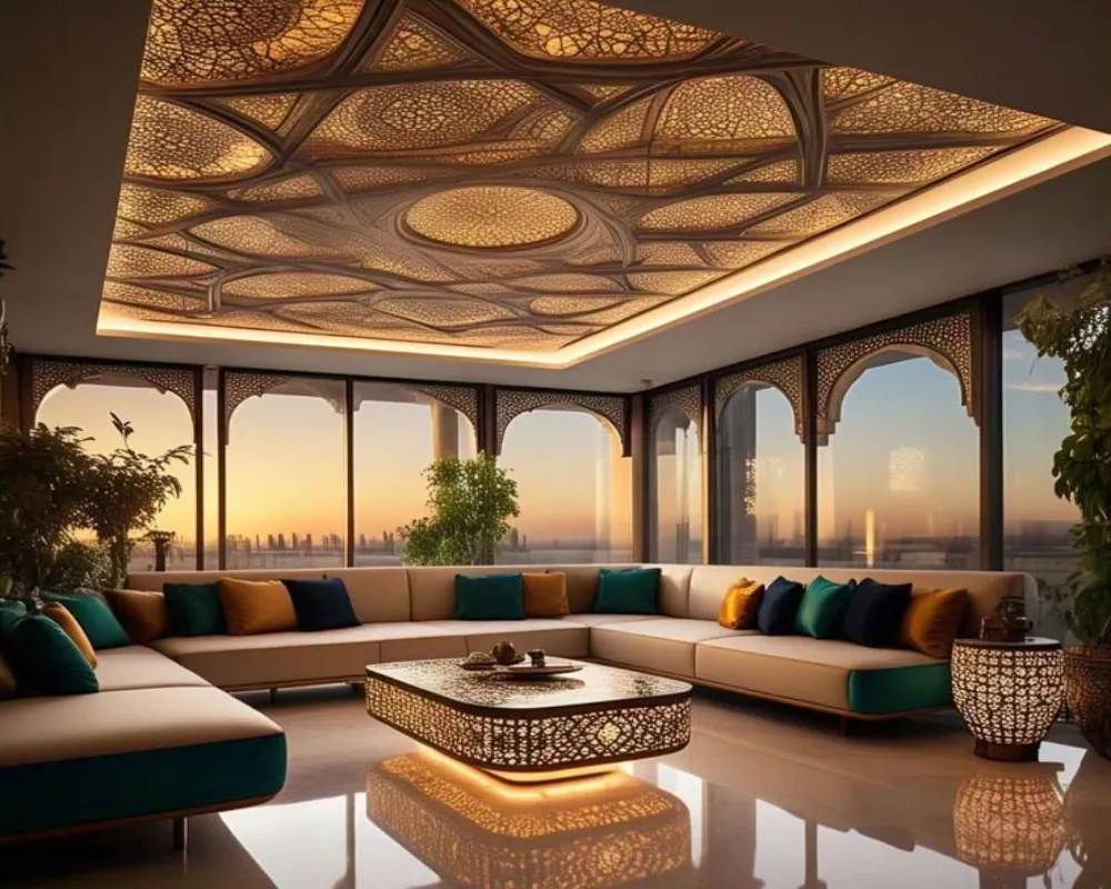 Arabic majlis floor seating Dubai