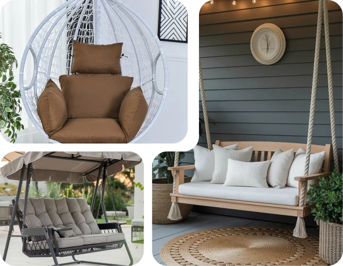 swing chair cushions Dubai